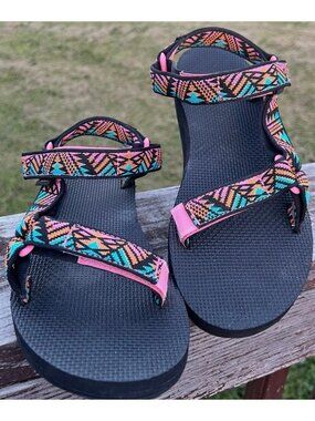 Teva Original Universal Sandal Boomerang Pink Lemonade 8